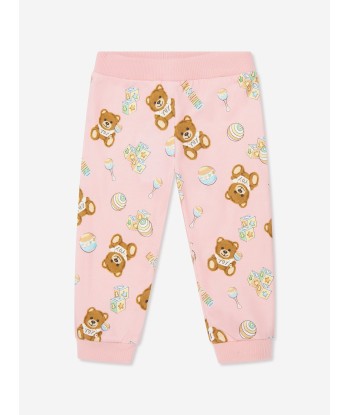 Moschino Baby Girls Teddy Toys Tracksuit in Pink commande en ligne