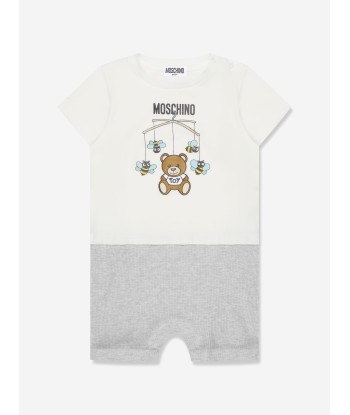 Moschino Baby Romper And Hat Gift Set chez Cornerstreet bien 