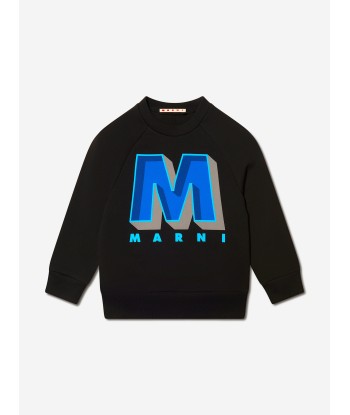 MARNI Kids Varsity Sweatshirt en linge