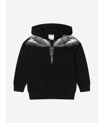 Marcelo Burlon Boys Icon Wings Zip Up Hoodie solde