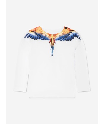 Marcelo Burlon Baby Boys Icon Wings Long Sleeve T-Shirt est présent 