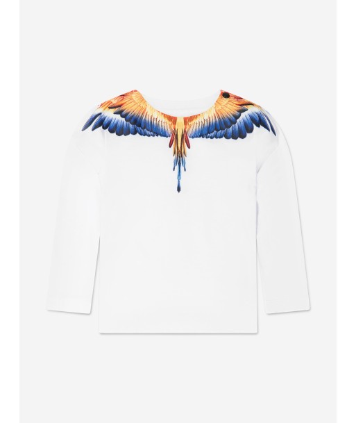 Marcelo Burlon Baby Boys Icon Wings Long Sleeve T-Shirt est présent 