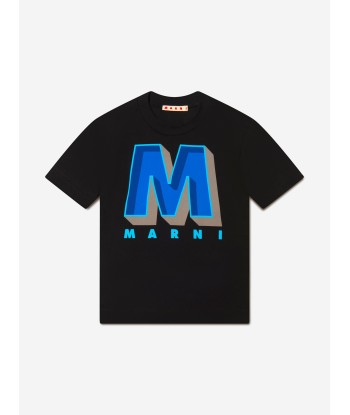 MARNI Kids Varsity Logo T-Shirt acheter en ligne