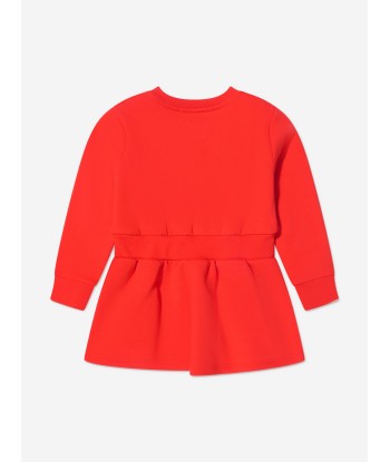 MSGM Baby Girls Logo Print Sweater Dress en stock