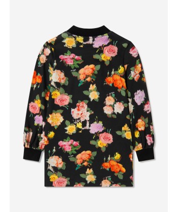 MSGM Girls Floral Print Sweater Dress Profitez des Offres !