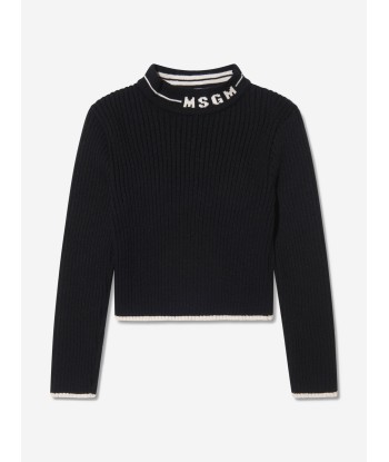 MSGM Girls Wool Knitted Turtleneck Jumper Venez découvrir notre 