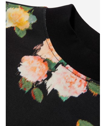 MSGM Girls Floral Print Sweater Dress Profitez des Offres !