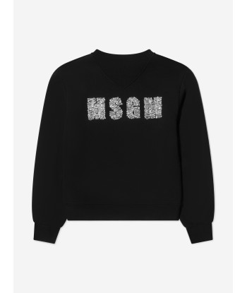 MSGM Girls Logo Sweatshirt du meilleur 