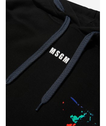 MSGM Boys Logo Print Hoodie votre