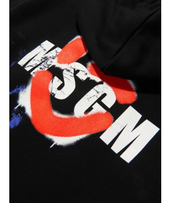 MSGM Boys Logo Print Hoodie votre