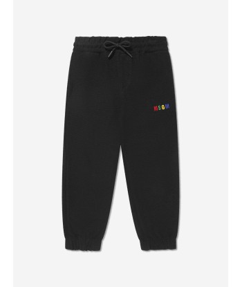 MSGM Kids Logo Joggers in Black acheter en ligne