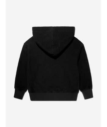 MSGM Kids Logo Hoodie in Black votre