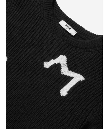 MSGM Kids Wool Blend Logo Jumper sur le site 