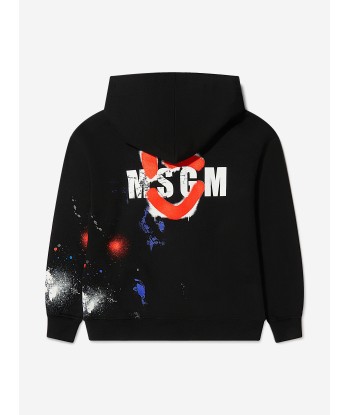 MSGM Boys Logo Print Hoodie votre