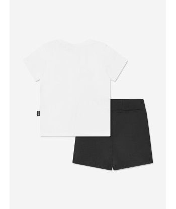 MSGM Baby T-Shirt And Shorts Set in Black Voir les baskets