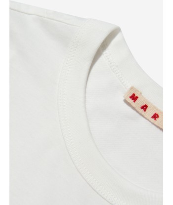 MARNI Boys Block Colour Logo T-Shirt de pas cher