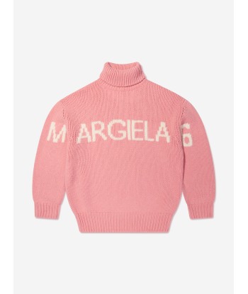 MM6 Maison Margiela Kids Logo Knitted Rollneck Jumper 2 - 3 jours ouvrés.