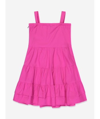 MSGM Girls Ruffle Dress in Pink offre 