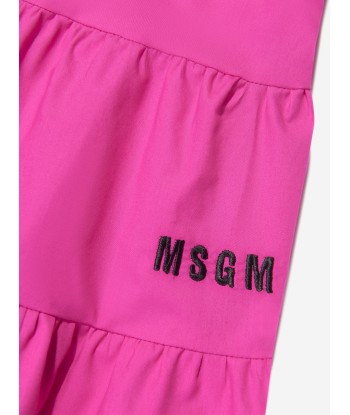 MSGM Girls Ruffle Dress in Pink offre 