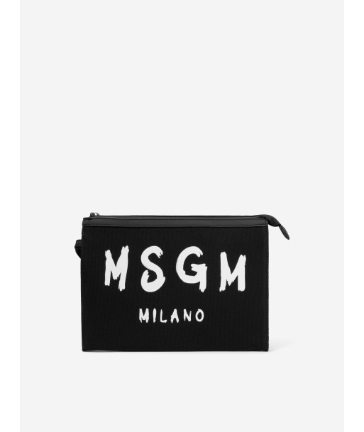 MSGM Girls Canvas Tote Bag in Black Comment ça marche