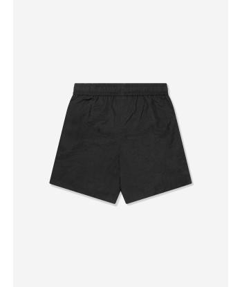 MSGM Boys Logo Swim Shorts in Black JUSQU'A -70%! 