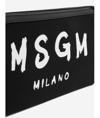 MSGM Girls Canvas Tote Bag in Black Comment ça marche