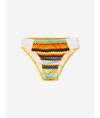 Missoni Boys Logo Swimming Briefs in Multicolor chez Cornerstreet bien 