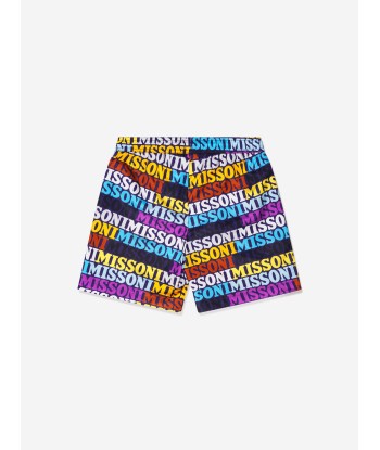 Missoni Boys Logo Swim Shorts in Multicolour les ligaments