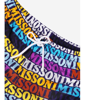 Missoni Boys Logo Swim Shorts in Multicolour les ligaments