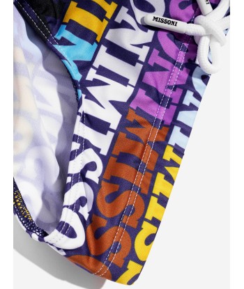 Missoni Boys Logo Swimming Briefs in Multicolor online