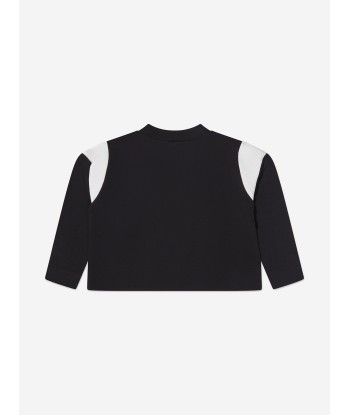 MARNI Girls Contrast Letter Logo Sweatshirt pas cher