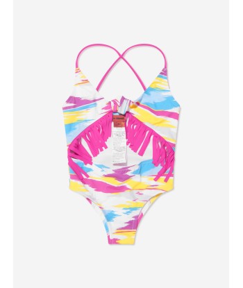 Missoni Girls Cut Out Swimsuit in Multicolour Les magasins à Paris