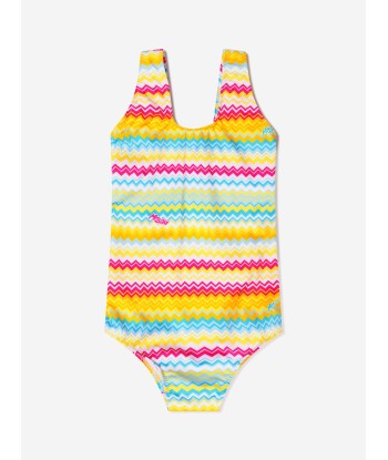 Missoni Girls Zig Zag Swimsuit in Multicolour Livraison rapide