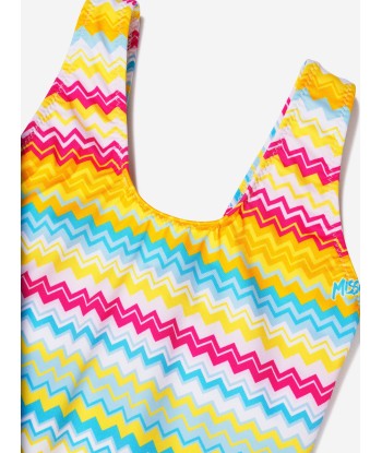 Missoni Girls Zig Zag Swimsuit in Multicolour Livraison rapide