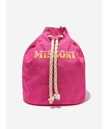 Missoni Kids Logo Backpack in Pink Le MVP de beaucoup