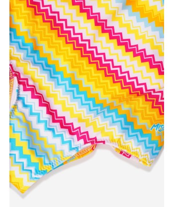 Missoni Girls Zig Zag Swimsuit in Multicolour Livraison rapide