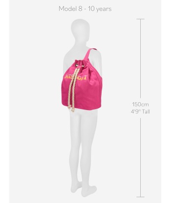 Missoni Kids Logo Backpack in Pink Le MVP de beaucoup