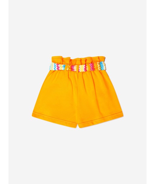 Missoni Girls Jersey Shorts in Mustard de votre