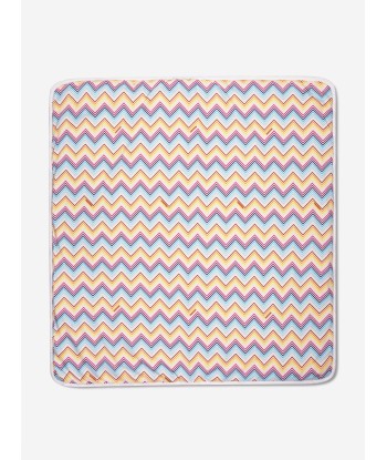 Missoni Baby Girls Zig Zag Blanket in White les muscles