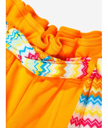 Missoni Girls Jersey Shorts in Mustard de votre