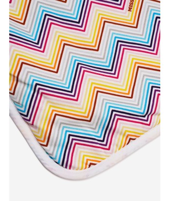 Missoni Baby Girls Zig Zag Blanket in White les muscles