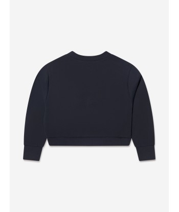 MARNI Girls Cropped Logo Sweatshirt Véritable concentré