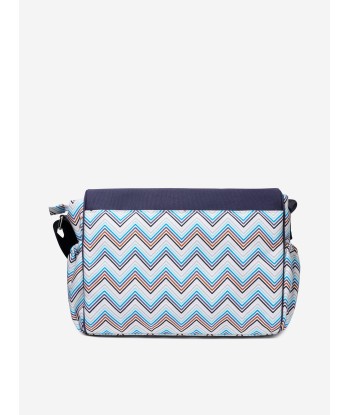 Missoni Baby Boys Zig Zag Changing Bag in Blue Pour