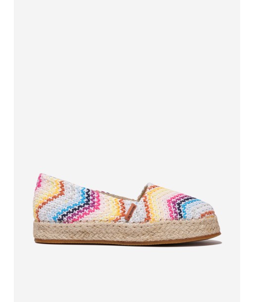 Missoni Girls Zig Zag Espadrilles in Multicolour de votre