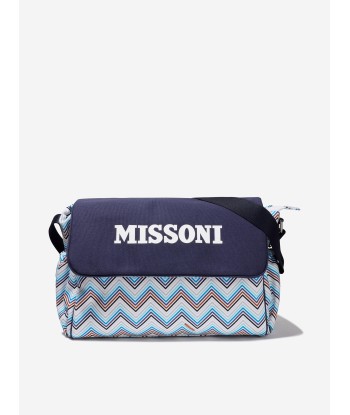 Missoni Baby Boys Zig Zag Changing Bag in Blue Pour