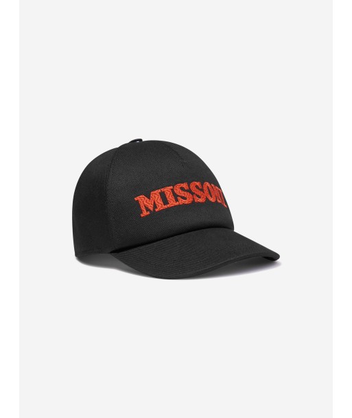 Missoni Kids Logo Cap in Black pour bénéficier 