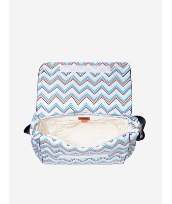 Missoni Baby Boys Zig Zag Changing Bag in Blue Pour