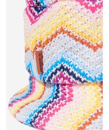 Missoni Girls Zig Zag Hat in Multicolour de pas cher