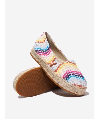 Missoni Girls Zig Zag Espadrilles in Multicolour de votre