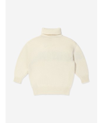 MM6 Maison Margiela Kids Logo Knitted Rollneck Jumper commande en ligne